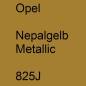 Preview: Opel, Nepalgelb Metallic, 825J.